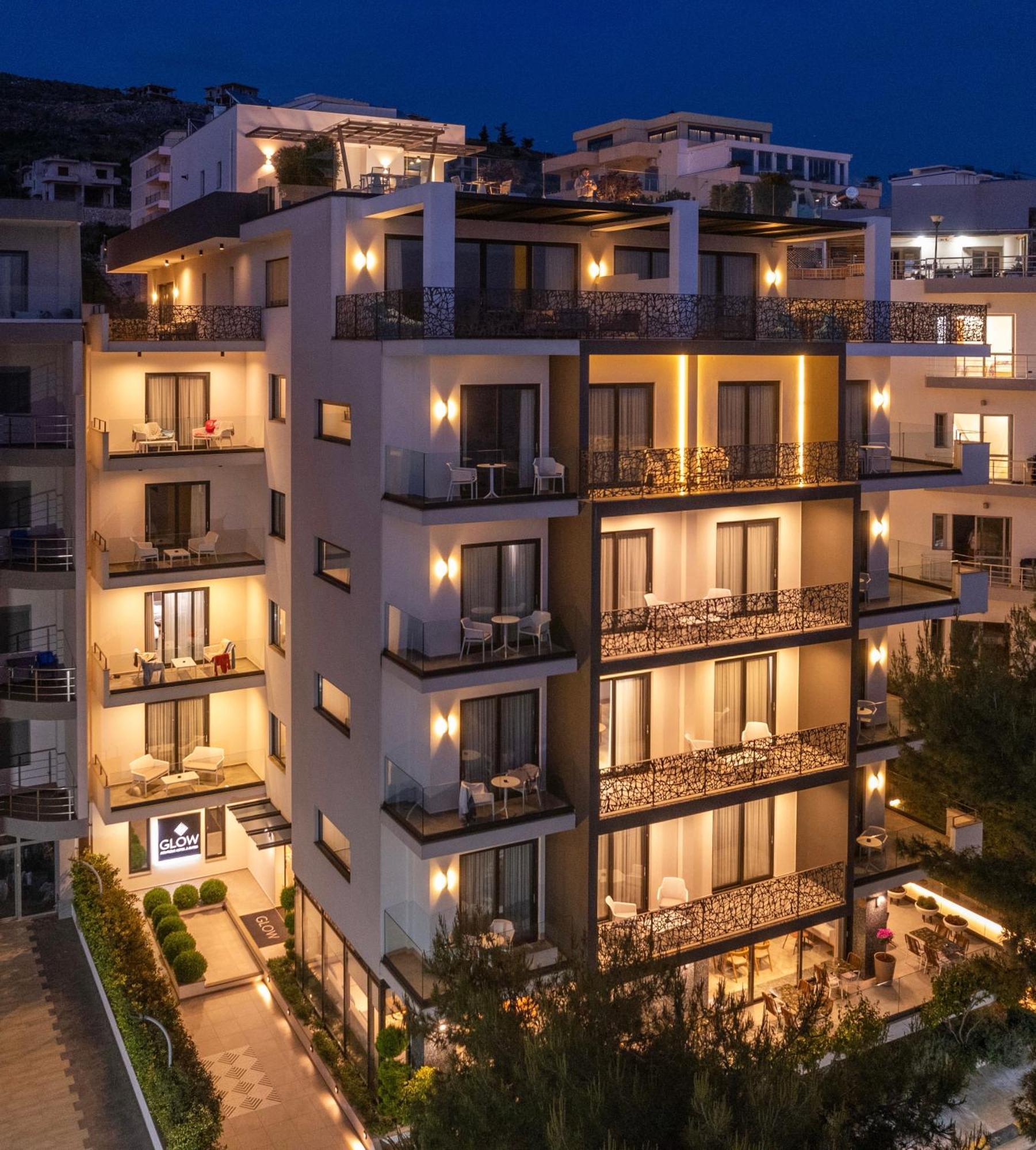 Glow Boutique Hotel & Suites Sarande Exterior photo